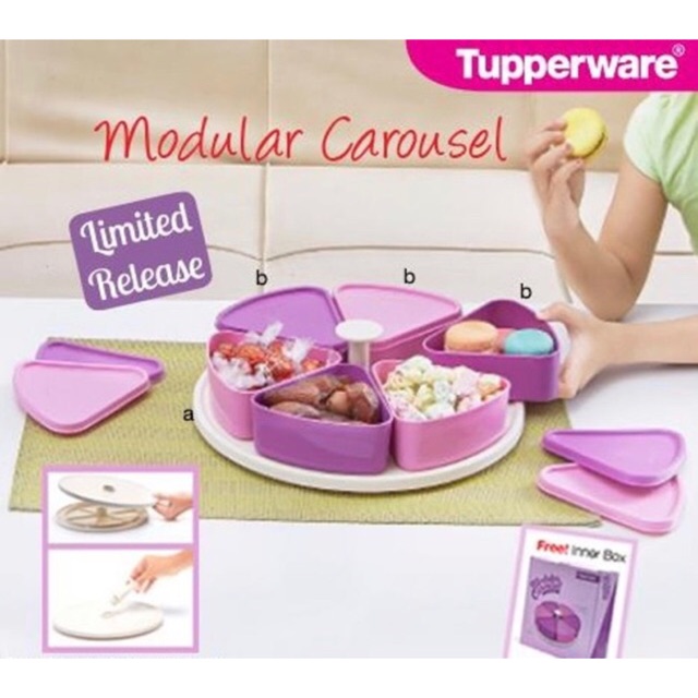 Tupperware Modular Carousel With Rotating Tray. | Shopee Malaysia