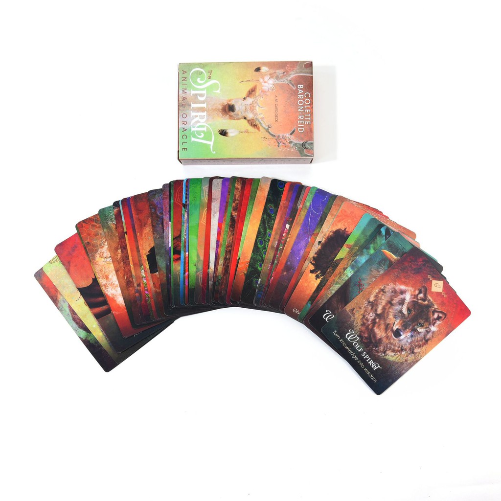 Quality Multi Spirit Animal Oracle Tarot Cards Box Game English Deck Table Card Board Party Playing Entertainment Fam... - Image 5
