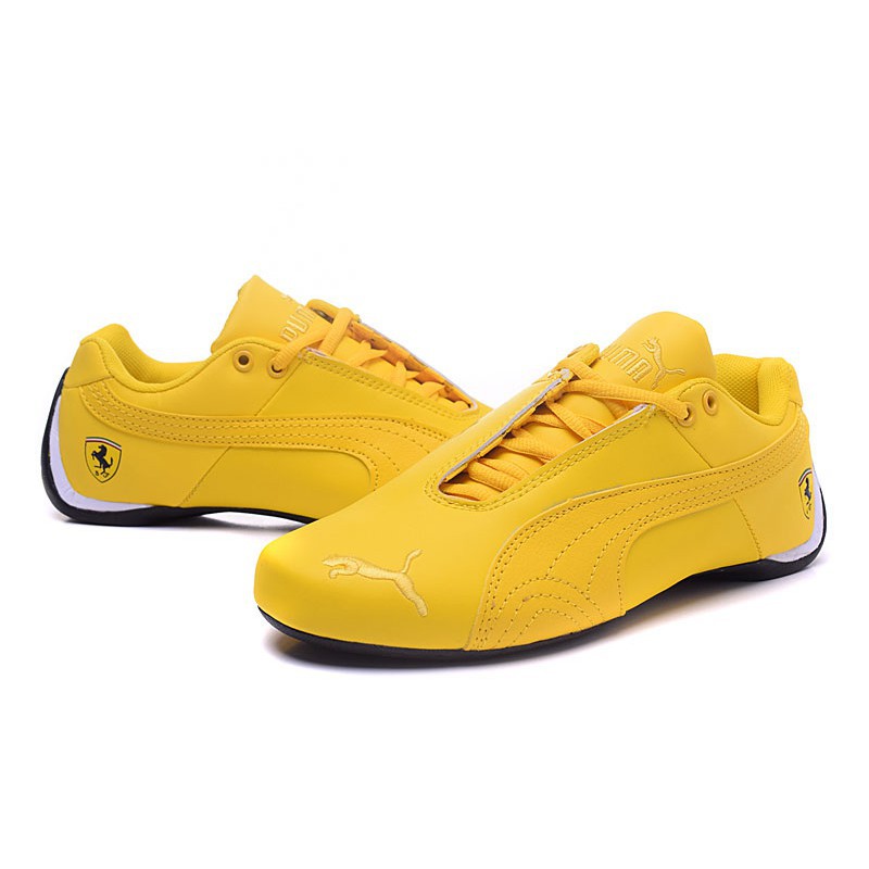 Original Puma Ferrari Running Shoes Women Sneakers Men Motorcycle Shoes  Yellow | Shopee Malaysia