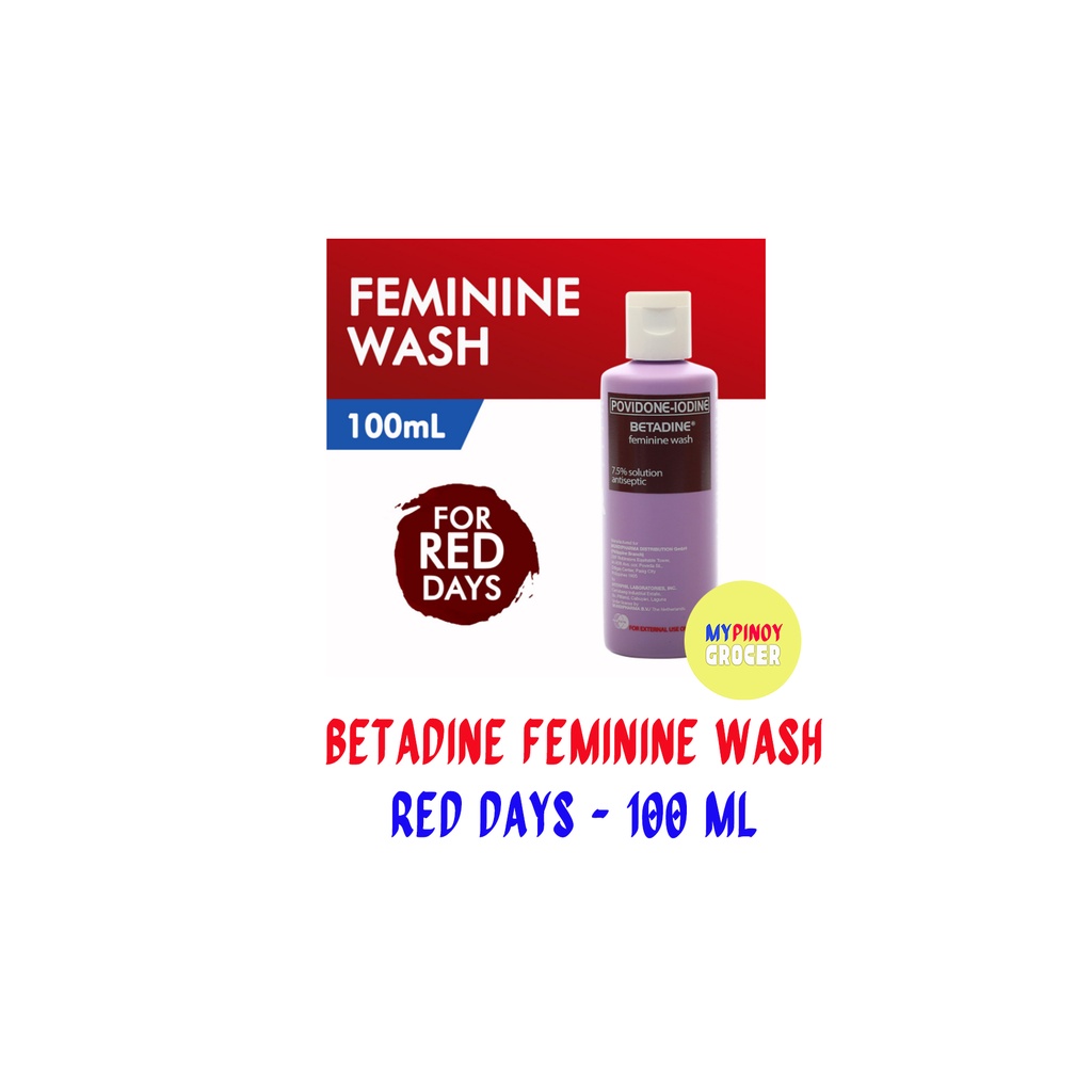 Philippine Product Betadine Feminine Wash 25ml, 50ml, 100ml Shopee