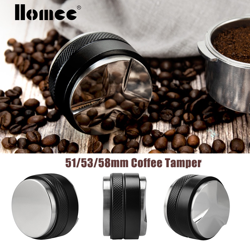 Adjustable Depth-Professional Espresso Hand Tampers 58mm Coffee Distributor /& Tamper Dual Head Coffee Leveler with Silicone Tamper Mat Fits 58mm Delonghi Portafilter