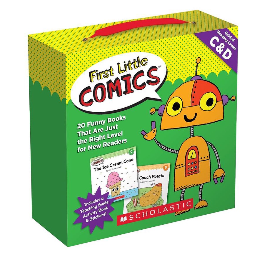 [Boxed Books] First Little Comics Levels C & D (20 Books.No CD) $520 (FCCD)