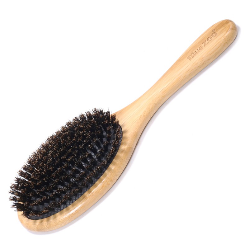 Bluezoo Wood Hair Comb Beech Hairbrush Hog Balloon Hair Brush