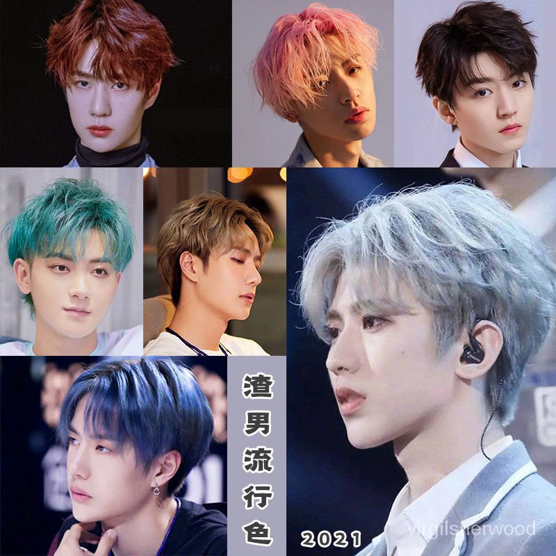 hair dye Hair Dye Hair Color Cream Pure Natural Plant Hair Dye Boys Blue  Black Granny Grey2021Popular Color Hair Dye at | Shopee Malaysia