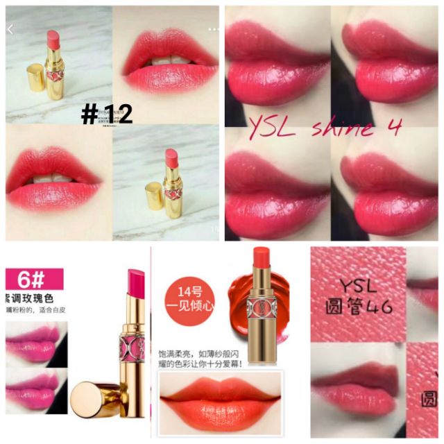 Ysl 支口红限量礼盒 现货提供 Shopee Malaysia