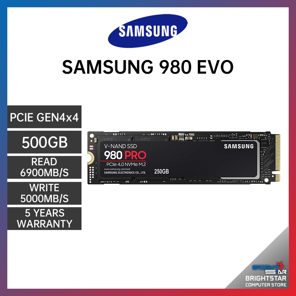 Samsung 980 PRO PCIE Gen4x4 250GB / 500GB / 1TB SSD | Shopee Malaysia