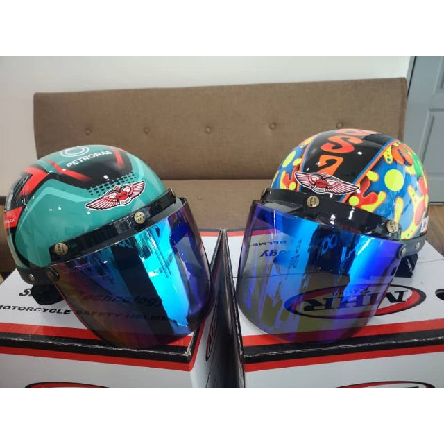 Buy Helmet Half Cut Mhr Valentino Rossi 46 Seetracker Malaysia