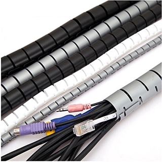 1M Line Organizer Pipe Protection Spiral Wrap Winding Cable Wire ...