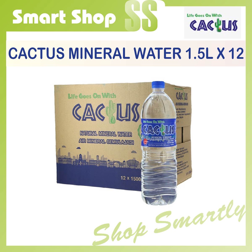 CACTUS MINERAL WATER 1.5L X 12 (1CTN) | Shopee Malaysia