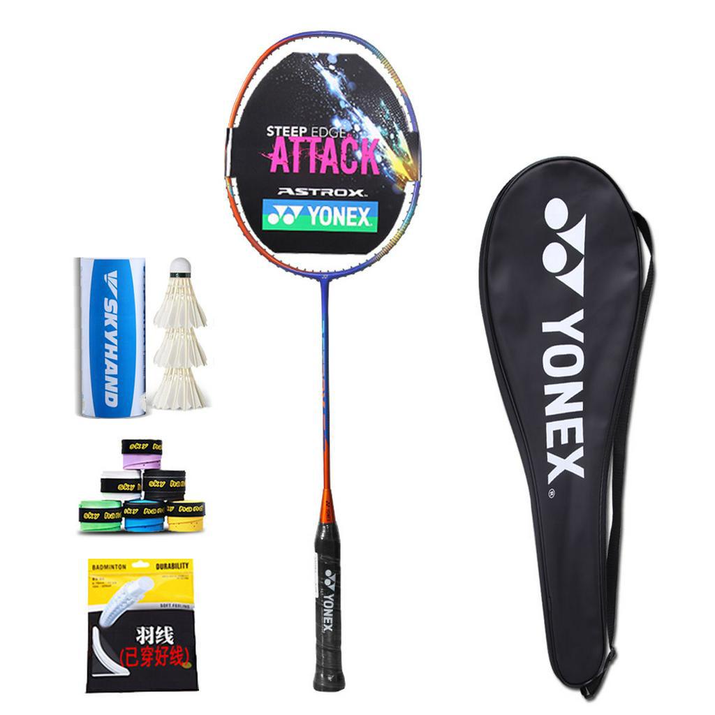 Yonex sky ax series full carbon badminton racket single shot telah