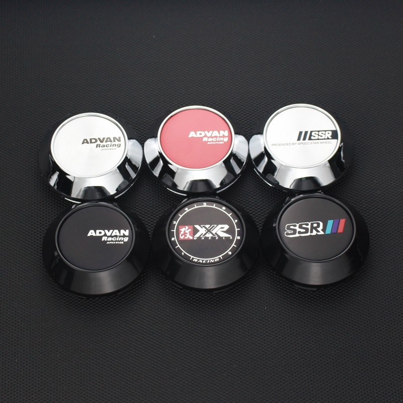 4pcs xxr racing wheel hub caps 65mm OD & 60mm ID advan wheel center cap