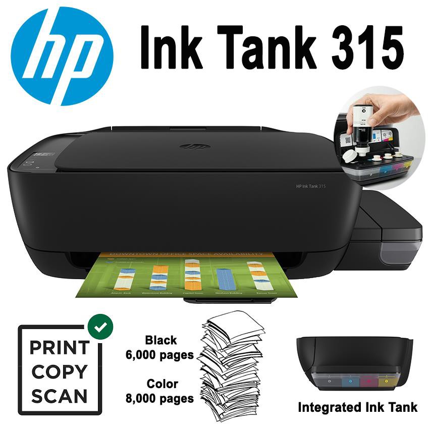 Hp Ink Tank 315 Aio Printer Z4b04a Online Redeem Rm 5000 Tng Or Grab Shopee Malaysia 5496