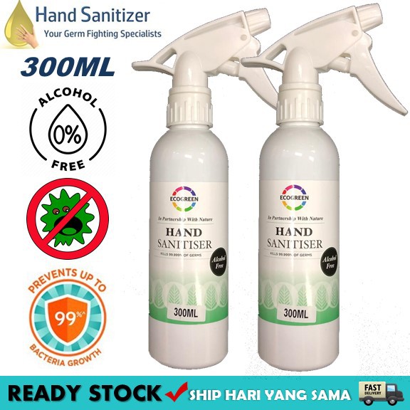 Anti Virus Bacterial Non Alcohol Sanitiser Spray 300ML Gel Hand Wash