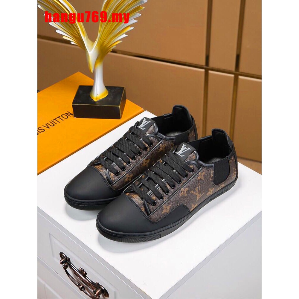Original New Classic Fashion Monogram Louis Vuitton LV Shoes Sneakers Men LV Casual shoes ...
