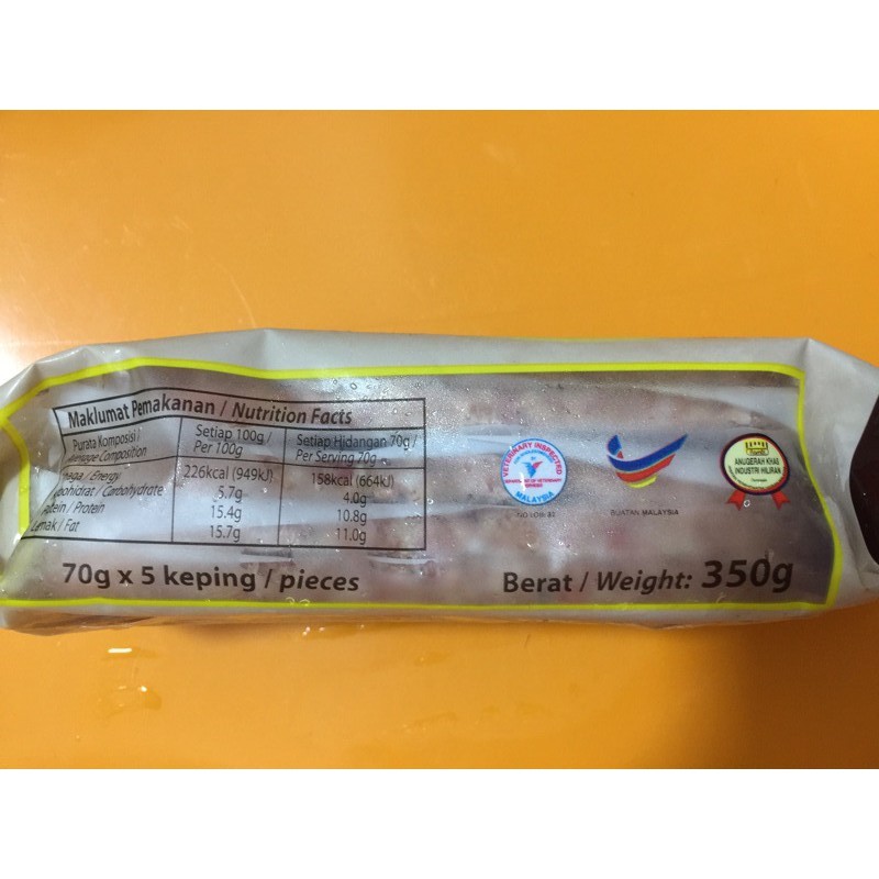Buy Ramly oblong daging 5pcs  SeeTracker Malaysia
