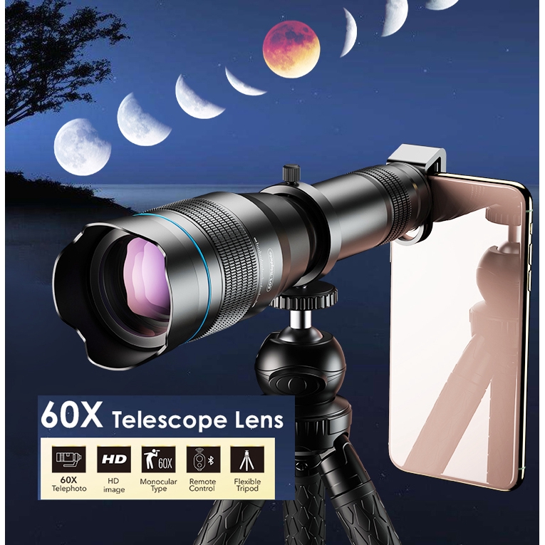 apexel 60x zoom lens photography