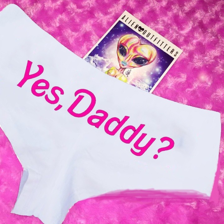 Women Funny Yes Daddy? Lingerie G-string Briefs Underwear Panties Thongs