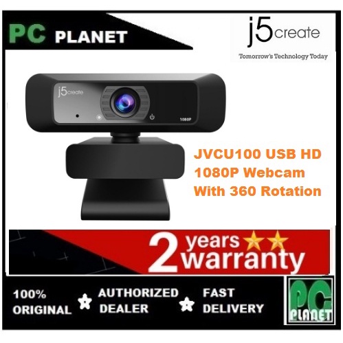 jvcu100 usb hd webcam with 360 rotation