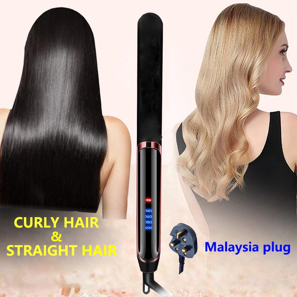 Heating Fast Hair Straightener Ceramic Hair Curler Negative Ion Hair Flat Iron Hair Straightener Ceramic