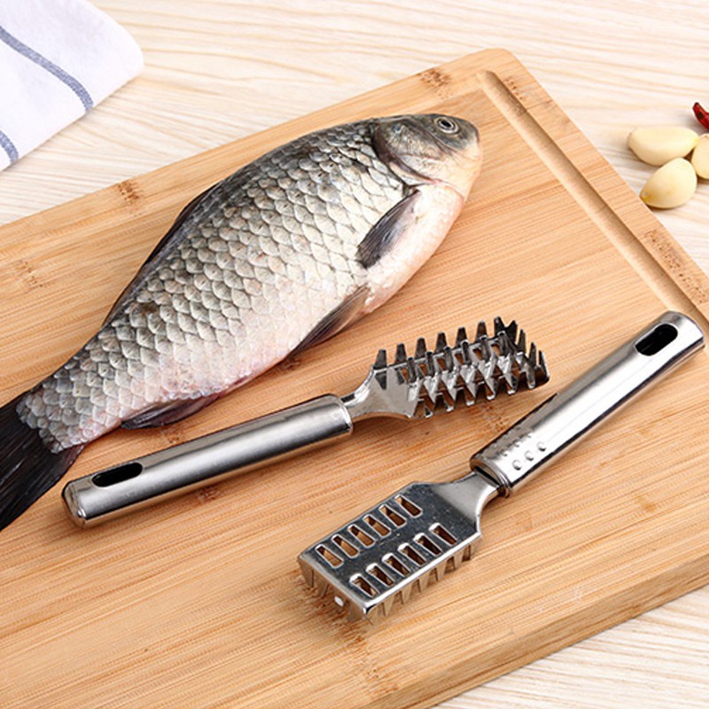 Fish Scale Cleaner / Stainless Steel Fish Scales Cleaner Shopee Malaysia