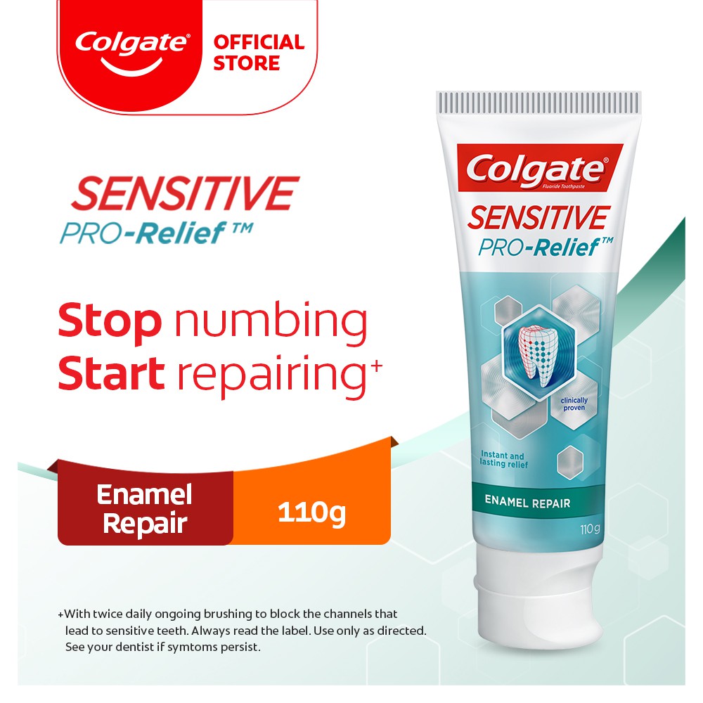 Colgate Sensitive Pro Relief Enamel Repair Toothpaste 110g Shopee