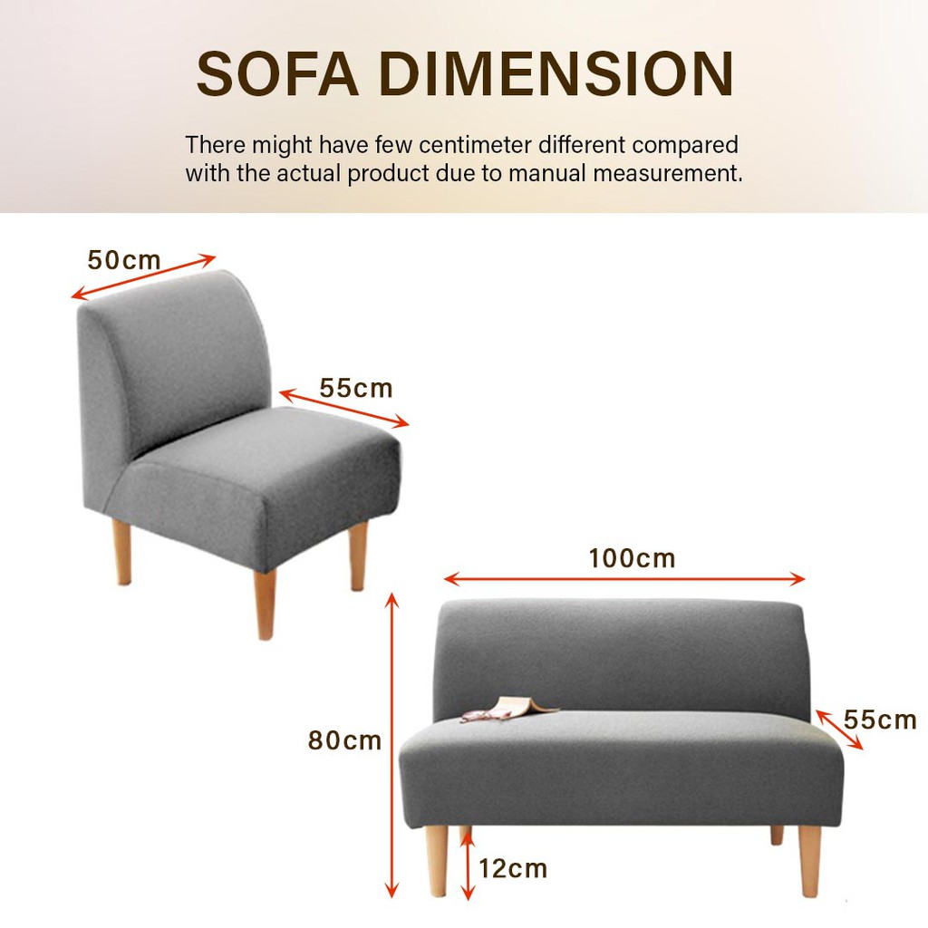 FINSSO: Felix Canvas Sofa Set with Solid Wood Table Restaurant sofa / Cafe sofa Restaurant set / Cafe Set