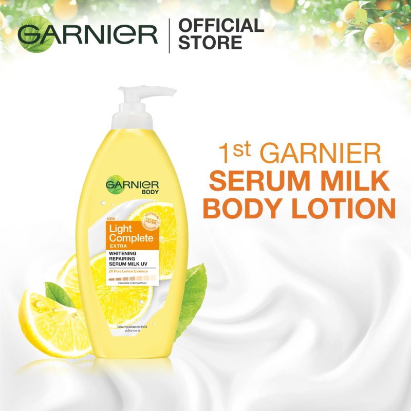 Garnier Light Complete Extra Whitening Repairing Serum Milk Uv Body Lotion 400ml Shopee Malaysia