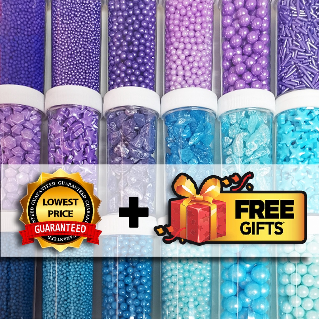 Halal Sprinkles Cake Decoration Manik Kek Murah Cake Topping Gula Hiasan Baking Decor Sprinkler