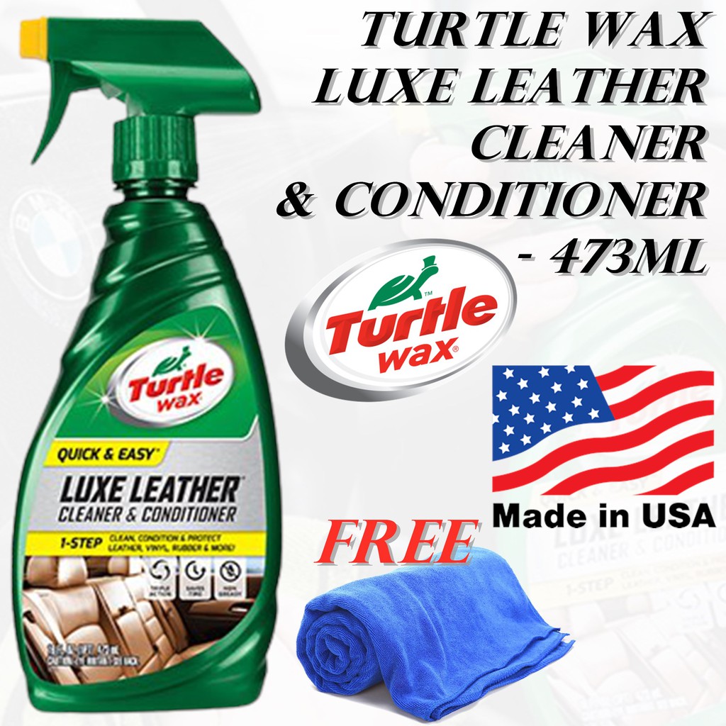 Turtle Wax Luxe Leather Cleaner & Conditioner Shopee Malaysia