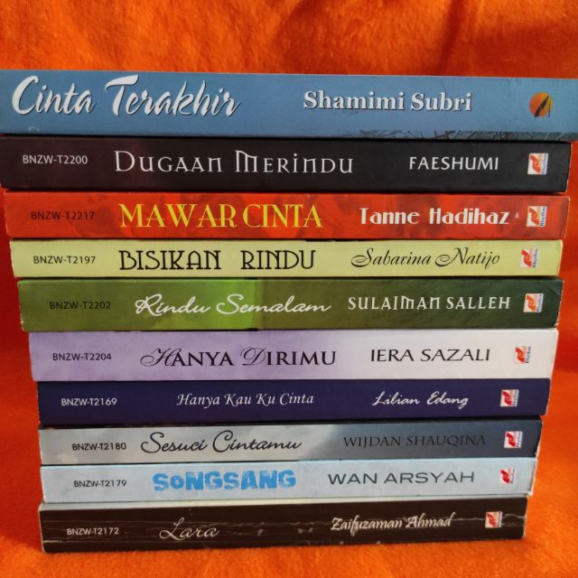 Preloved Malay Novel Shopee Malaysia