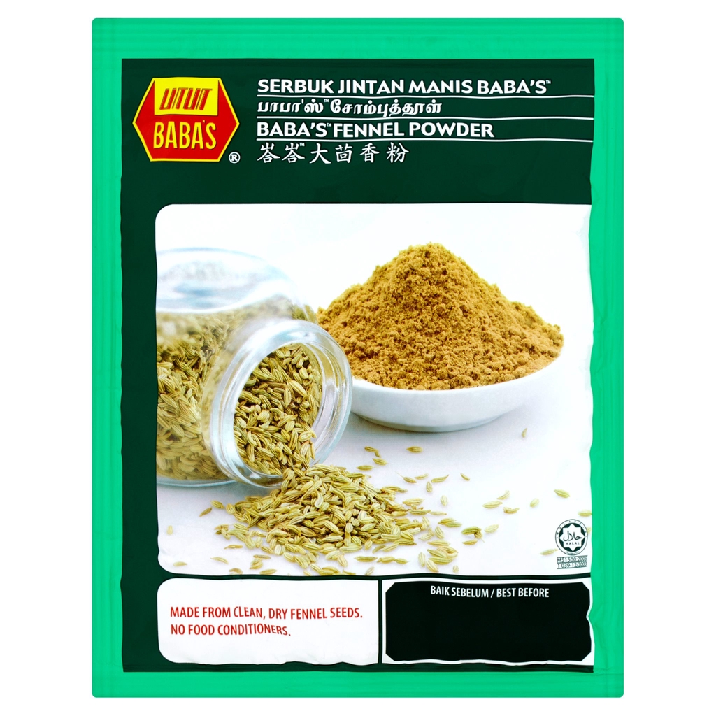 Baba's Fennel Powder 70g | Shopee Malaysia