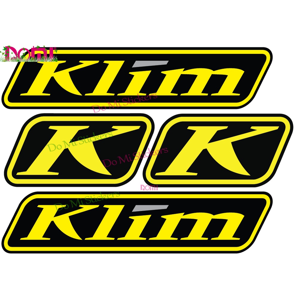 Klim Snowmobiling Sticker Decal 2-pcs 