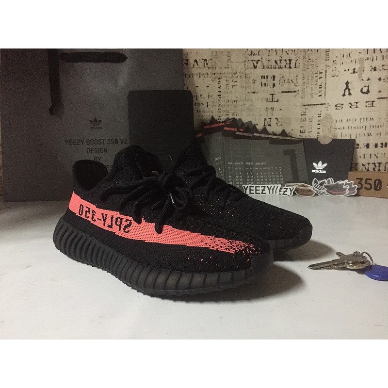 yeezy 350 boost black and orange