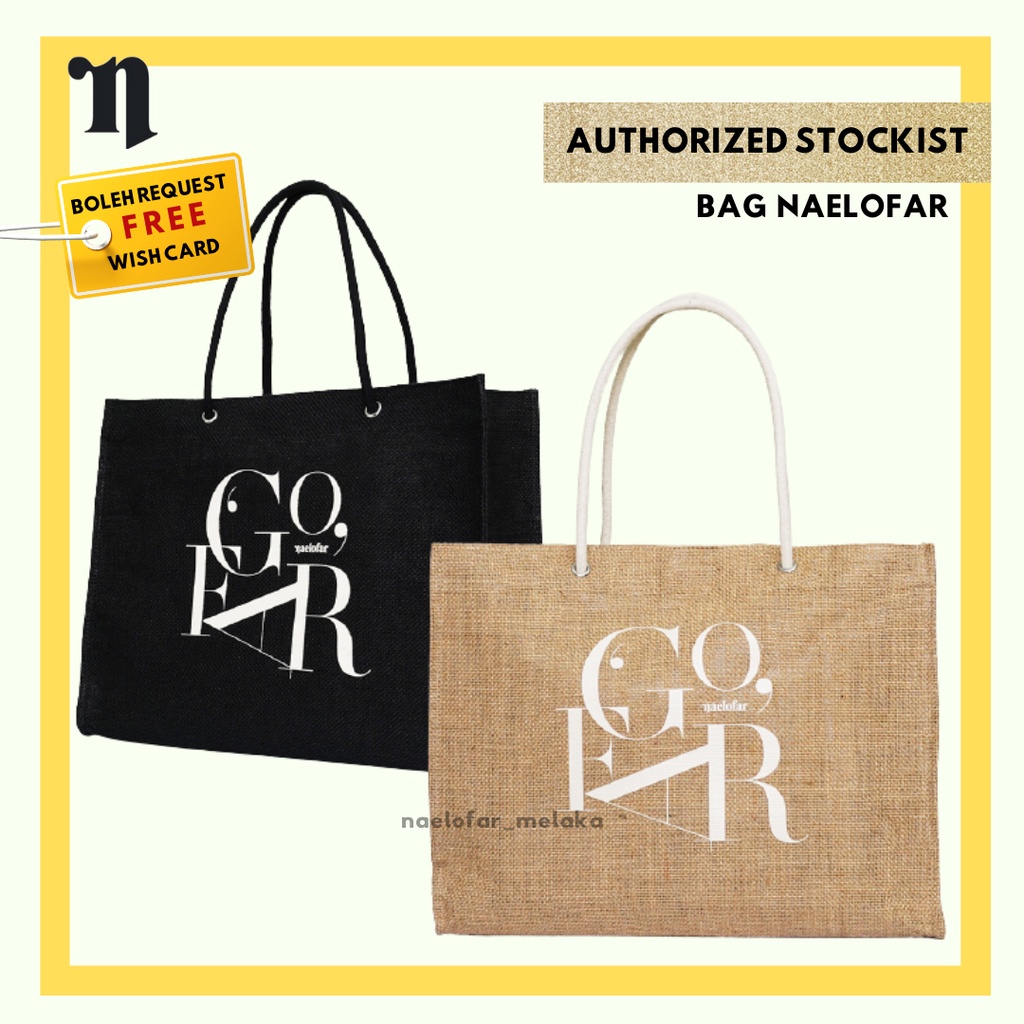 Bag Naelofar (100% Original Naelofar) - shopper bag/whatever bag go far ...