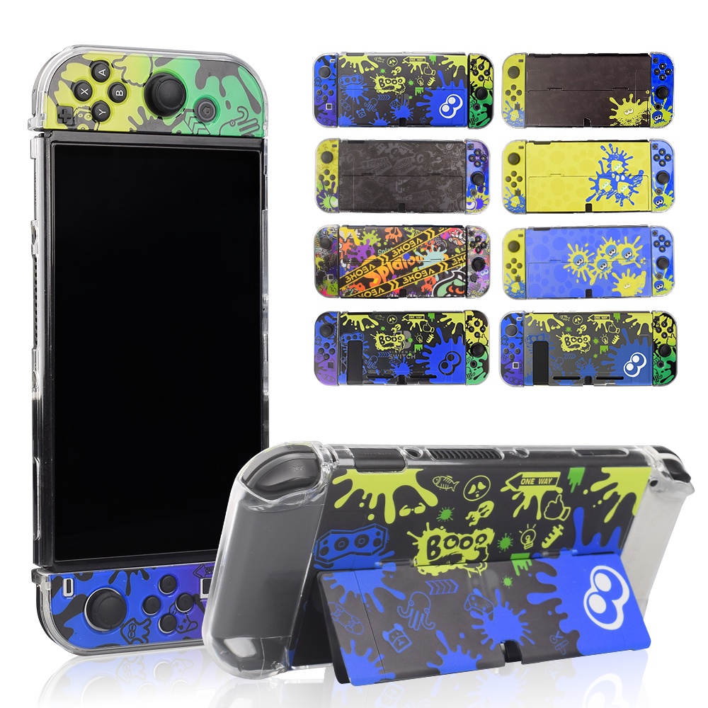 VGTIME Splatoon 3 Theme Protective Case for Nintendo Switch/OLED hard