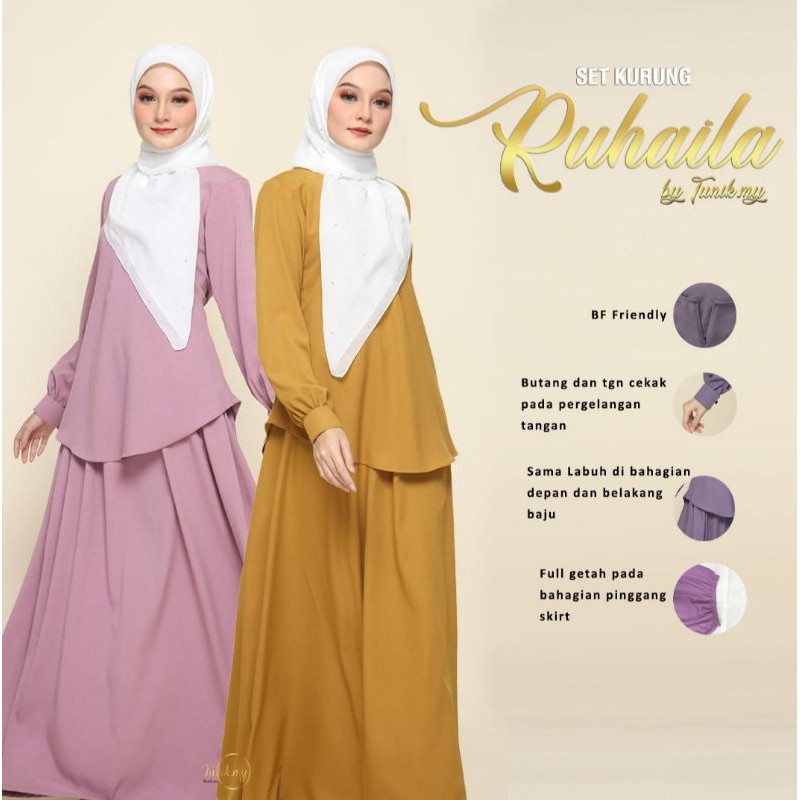 Kurung Ruhaila Part 2 By Jannah_Rizqi Shop | Shopee Malaysia