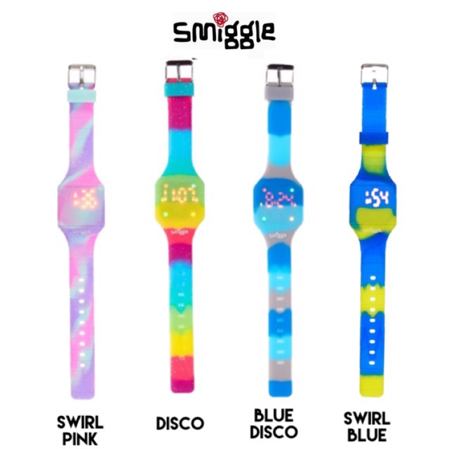 smiggle digital watch instructions