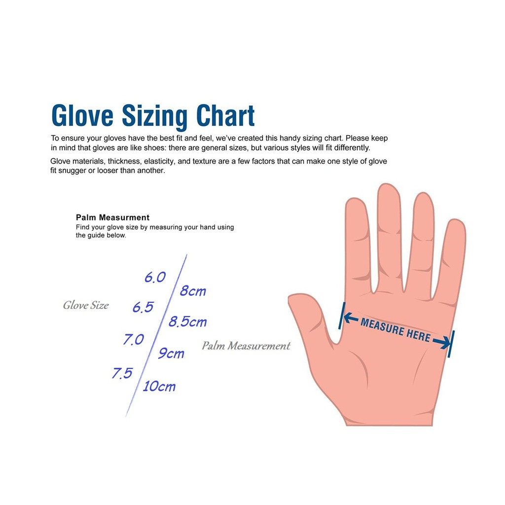 surgical glove size