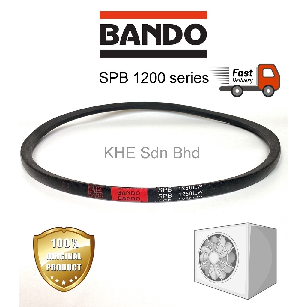 SPB 1250 1260 LW Bando Belt AHU Aircon Belt Industrial Mesin V Belt