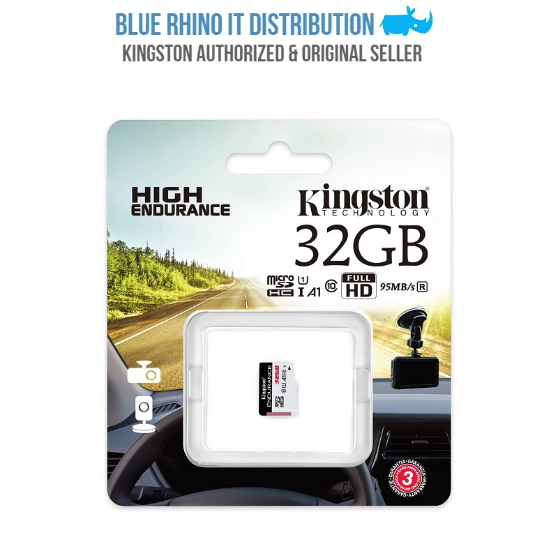 Kingston High Endurance SDCE 32GB Micro SD Memory Card (SDCE/32GB) for Security Camera, Bodycam, Dashcam