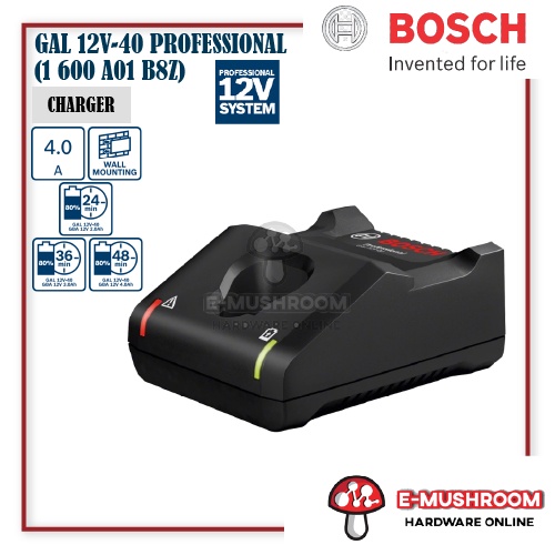 Bosch 12V BATTERY CHARGER 12V GAL12V40 (FAST CHARGING) Shopee Malaysia
