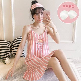 baju tidur seksi Suspensi bergaris seksi musim panas baju tidur seksi Suspensi bergaris seksi musim panas