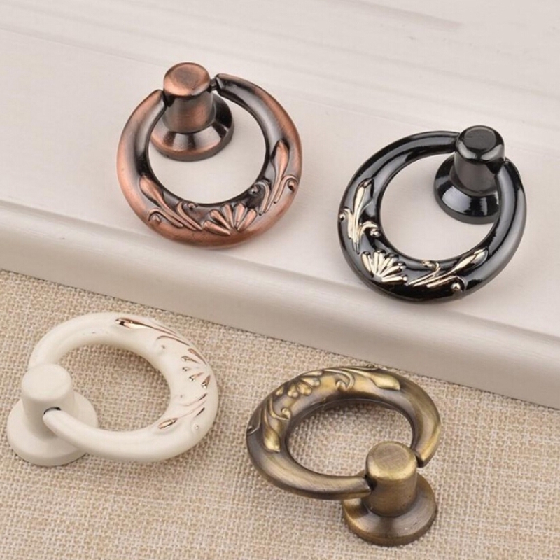 Antique Drawer Handles Accessories Cabinet Cupboard Zinc Alloy