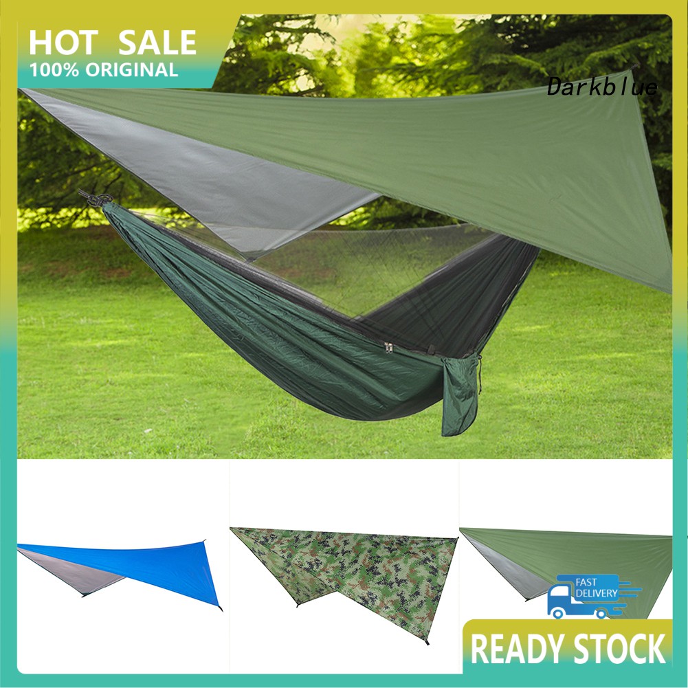 SHOPESSA Multi Person 3 Point Hammock Heavy Duty Camping Aerial Mat Triangle Hammocks Tent Portable Hammock Sky Tents Outdoor Furniture for Kids Adult 