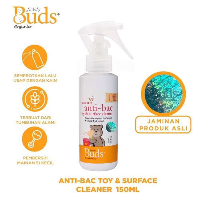 Buds Baby Safe Anti-Bac Toy & Surface Cleaner 150ml