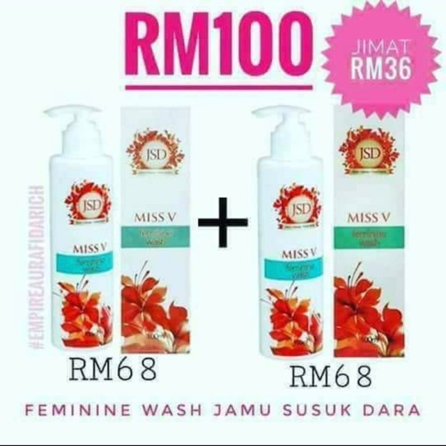 JSD FEMININE WASH / PENCUCI WANITA JSD Shopee Malaysia