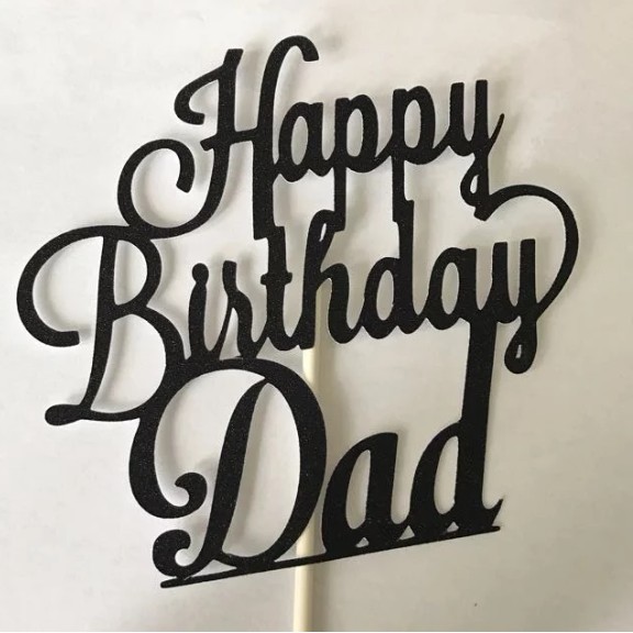 Calligraphy Happy Birthday Dad | Meetmeamikes