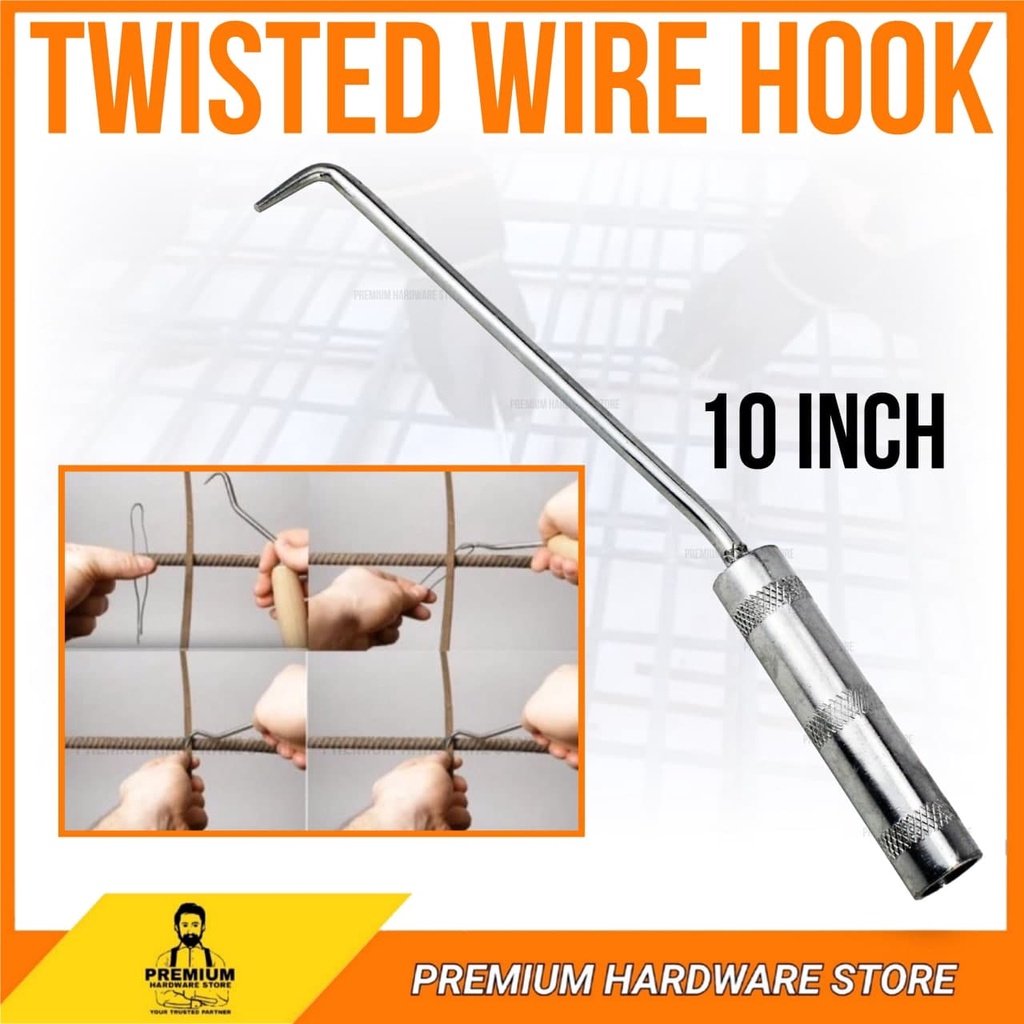 PREMIUM Reinforcing TieingUp Ngao 10 Inch MT285 Rebar Wire Tie Hook