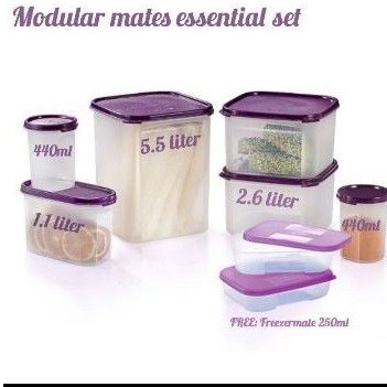 Tupperware Modular  Mates Essential Set (8pcs)