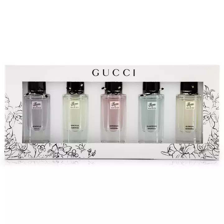 gucci flora miniature set